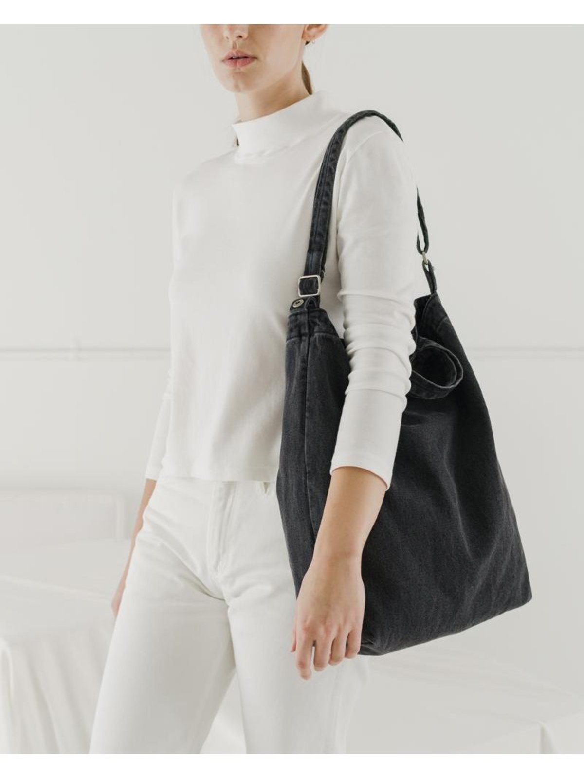 BAGGU Duck Bag - Black Denim | Garmentory