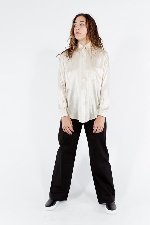Baserange Silk Satin Shirt Baserange Silk Satin Shirt