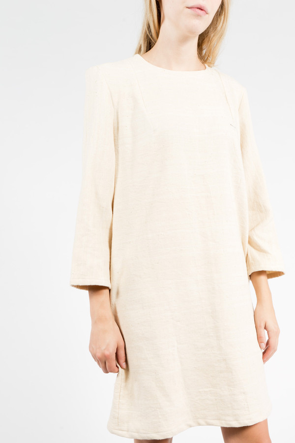 Han Starnes Slit Back Cotton Dress Han Starnes Slit Back Cotton Dress