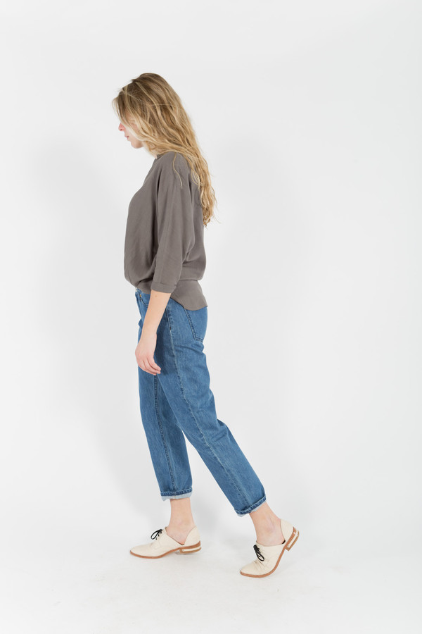 7115 by Szeki Twisted Slouchy Blouse 7115 by Szeki Twisted Slouchy Blouse