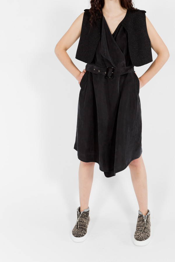 7115 by Szeki Vest Wrap Dress 7115 by Szeki Vest Wrap Dress