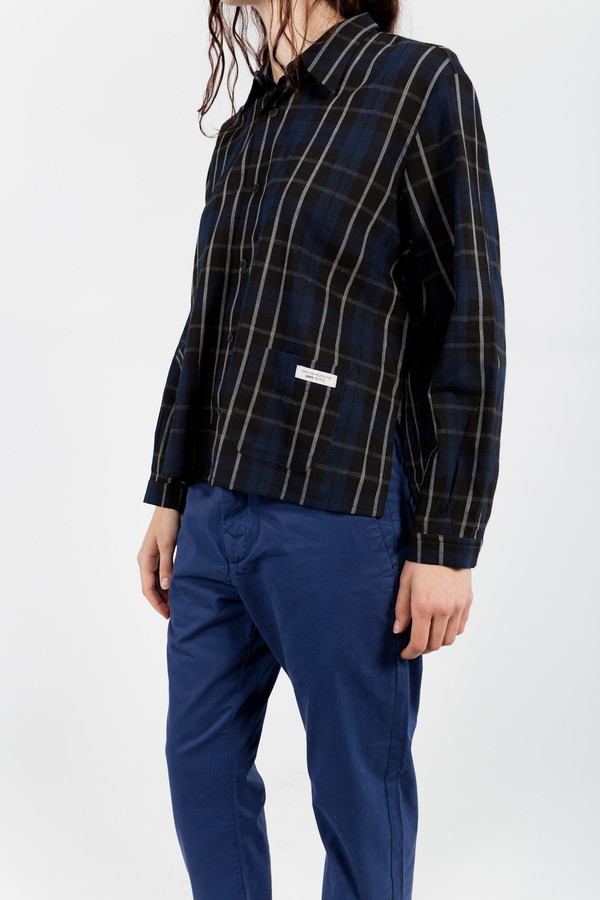 Hope Wayne Check Buttondown Hope Wayne Check Buttondown