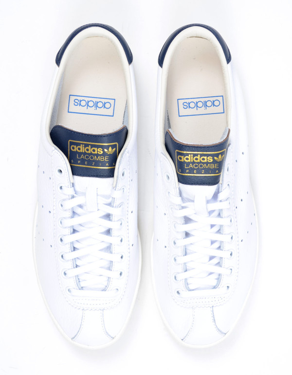 Adidas Men's Lacombe SPZL White Navy Adidas Men's Lacombe SPZL White Navy