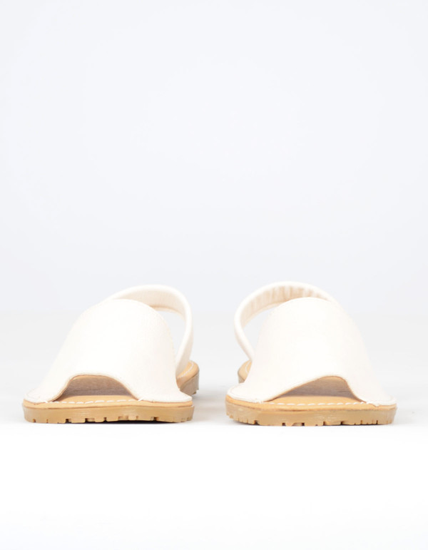 Alejandrina’s Menorca Sheep Leather Shoe Ivory Alejandrina’s Menorca Sheep Leather Shoe Ivory