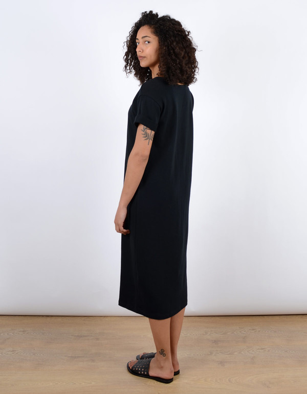 Ali Golden Roll Sleeve Tee Dress Black Ali Golden Roll Sleeve Tee Dress Black