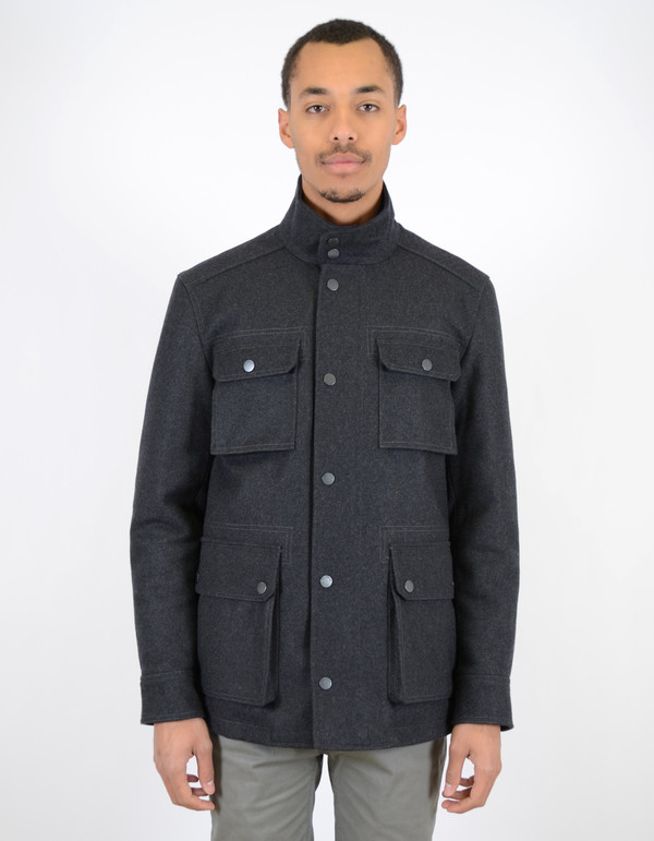 Ben Sherman Melton Field Jacket Chimney Ben Sherman Melton Field Jacket Chimney