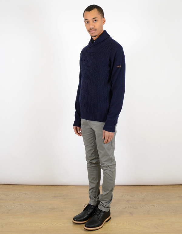 Ben Sherman Textured Shawl Collar Sweater Navy Blazer Ben Sherman Textured Shawl Collar Sweater Navy Blazer