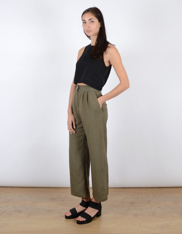 First Rite Wide Trouser Army First Rite Wide Trouser Army