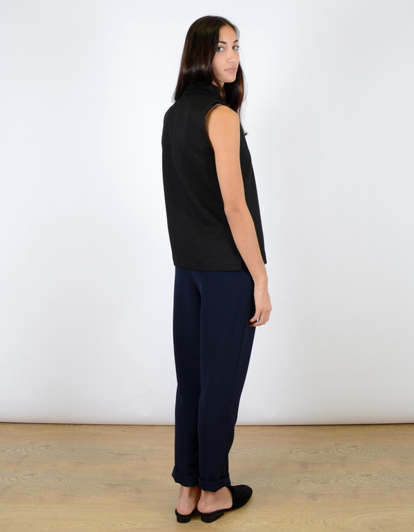 Ganni Crawford Top Black Ganni Crawford Top Black