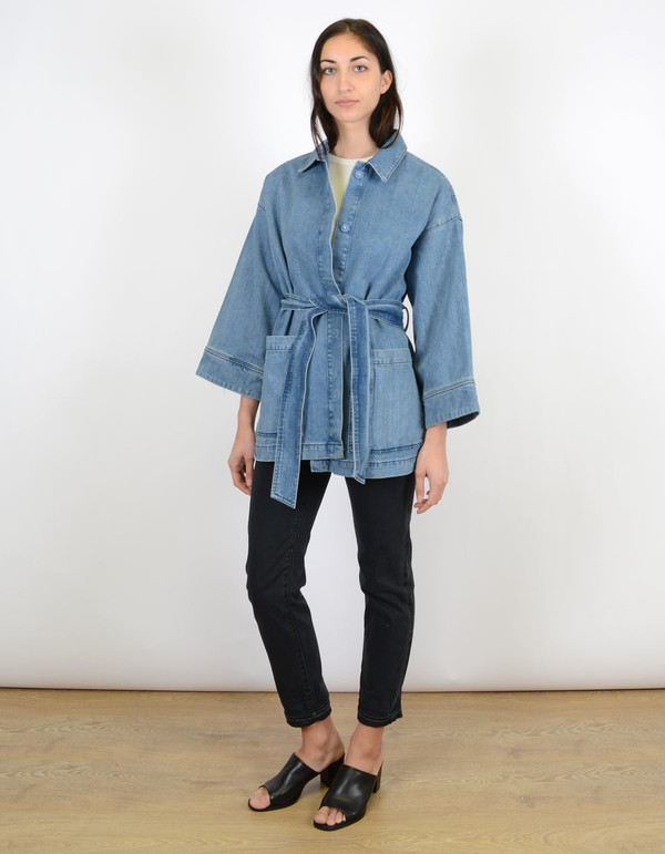Ganni Wayne Denim Coat Ganni Wayne Denim Coat