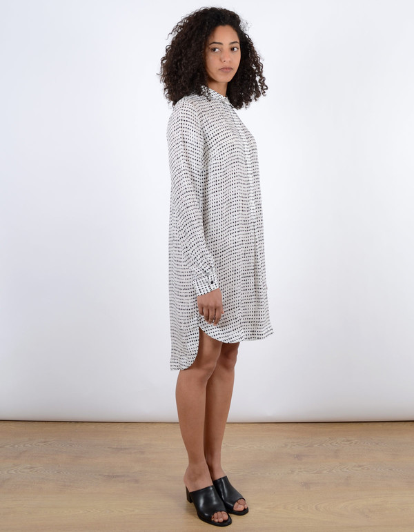 Just Female Dorothea Shirt Dress Aop White Just Female Dorothea Shirt Dress Aop White