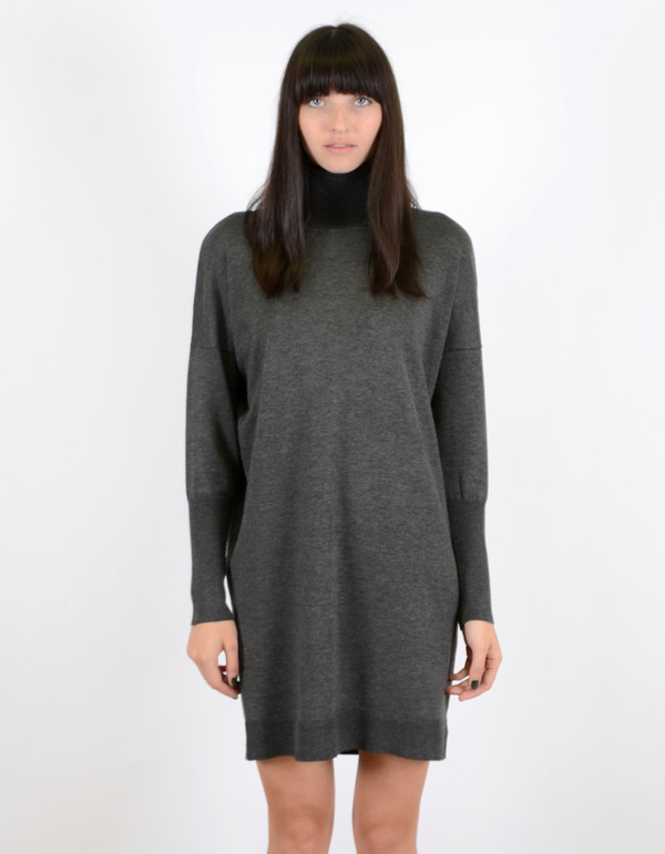 Just Female Linko Turtleneck Sweater Antrasit Melange Just Female Linko Turtleneck Sweater Antrasit Melange