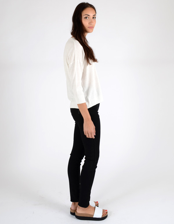 Just Female Naya Sweater White Just Female Naya Sweater White