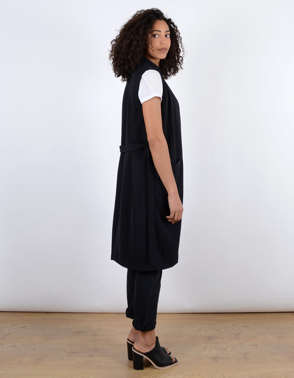 Just Female Town Long Vest Blue Nights Just Female Town Long Vest Blue Nights