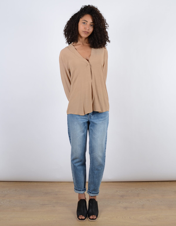 Just Female Trine Shirt Sand Just Female Trine Shirt Sand