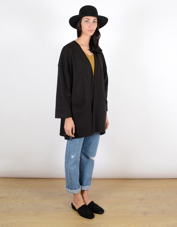 Kowtow Gesture Cardigan Black Kowtow Gesture Cardigan Black