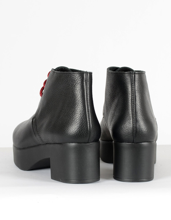 Miista Dora Lace-Up Boot Black Miista Dora Lace-Up Boot Black