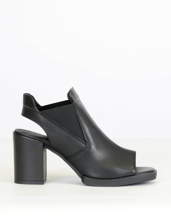 Miista Piper Cut Out Heel Black Miista Piper Cut Out Heel Black