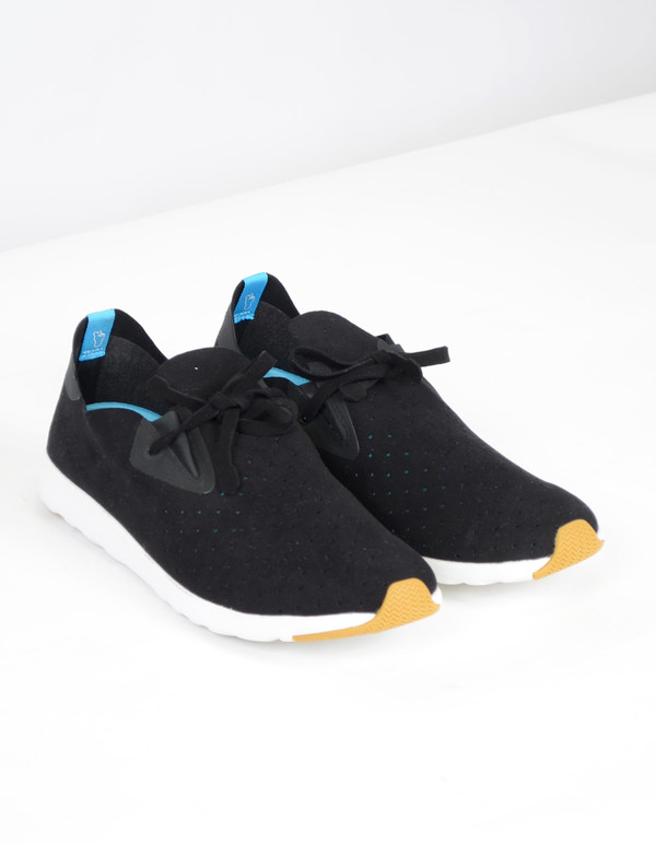 Native Shoes Native Apollo Moc Jiffy Black Shell White Native Shoes Native Apollo Moc Jiffy Black Shell White