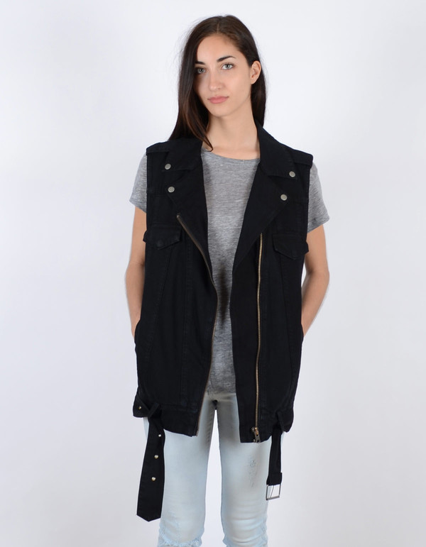 Neuw Izabel Vest Black Overdye Neuw Izabel Vest Black Overdye