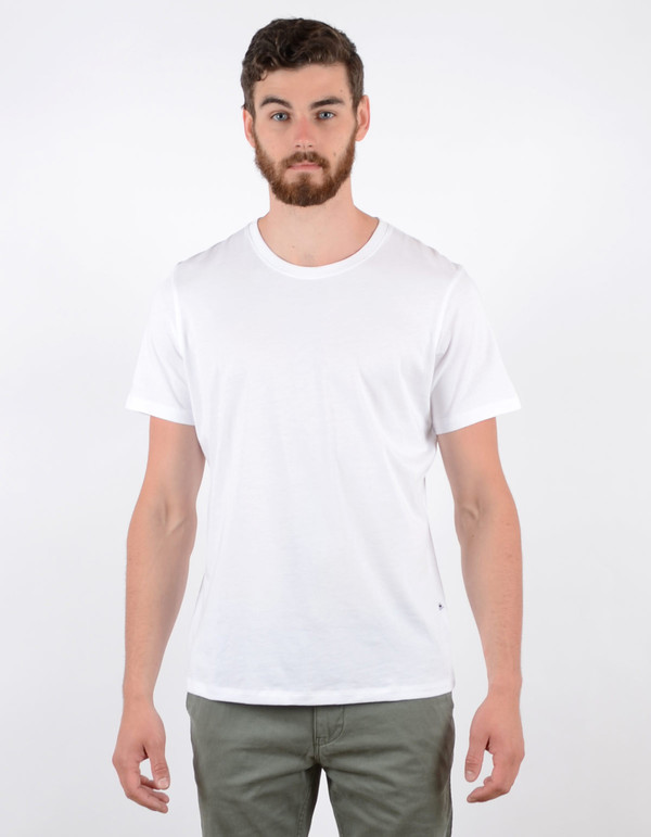 Men's No Nationality Pima Plain Tee White Men's No Nationality Pima Plain Tee White