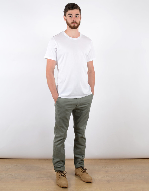Men's No Nationality Pima Plain Tee White Men's No Nationality Pima Plain Tee White