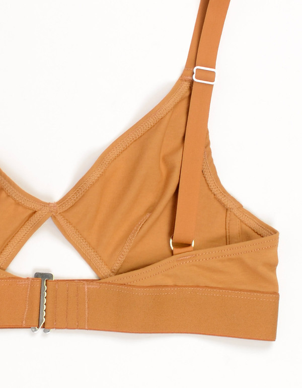 Nude Label Cut Out Bra Caramel Nude Label Cut Out Bra Caramel