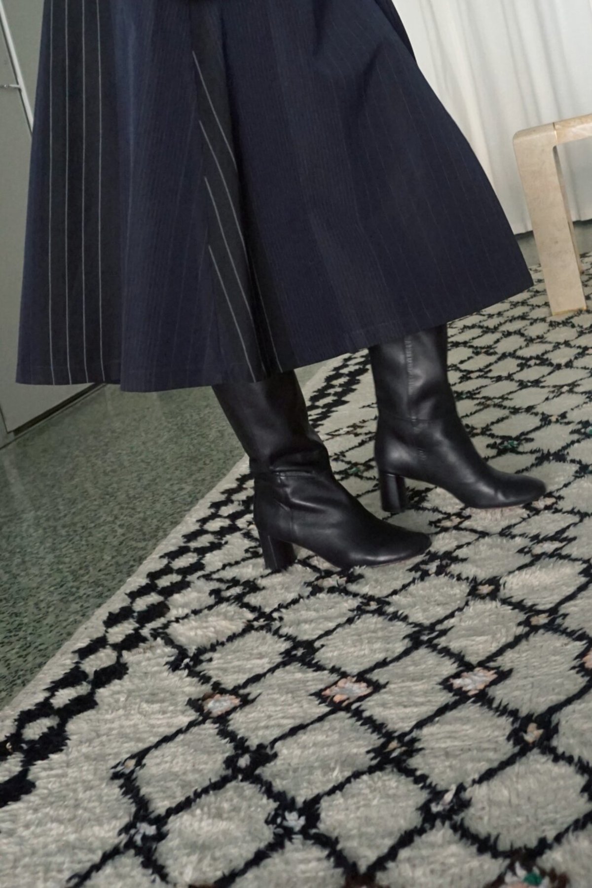LOQ DONNA KNEE HIGH BOOT - Black 