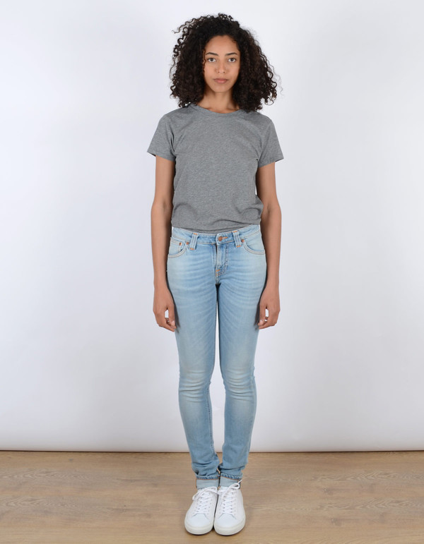 Nudie Skinny Lin Blonde Orange Washed Indigo Nudie Skinny Lin Blonde Orange Washed Indigo