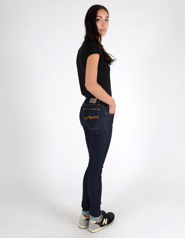 Nudie Skinny Lin Organic Twill Navy Nudie Skinny Lin Organic Twill Navy