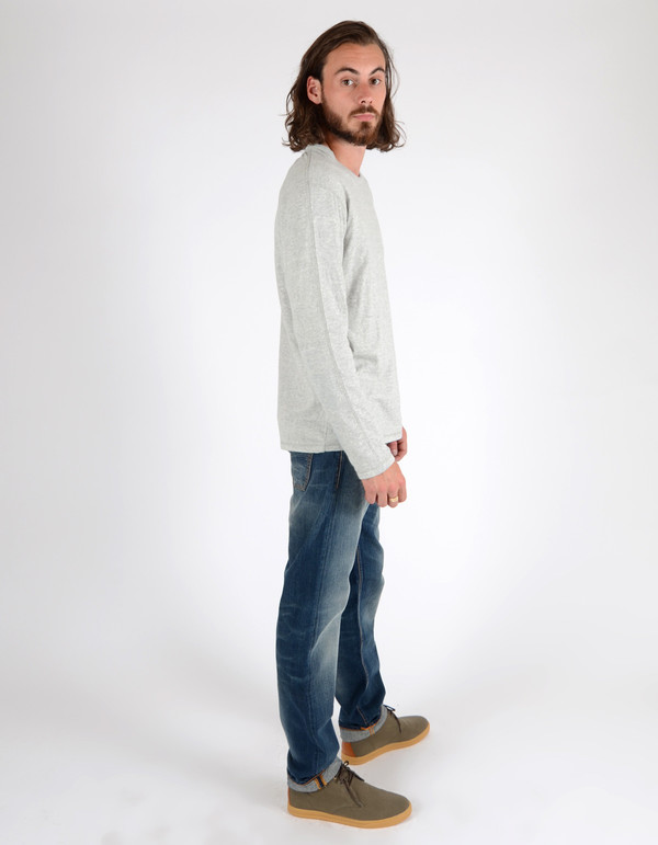 Men's Nudie Steady Eddie Organic Smokey Indigo Men's Nudie Steady Eddie Organic Smokey Indigo