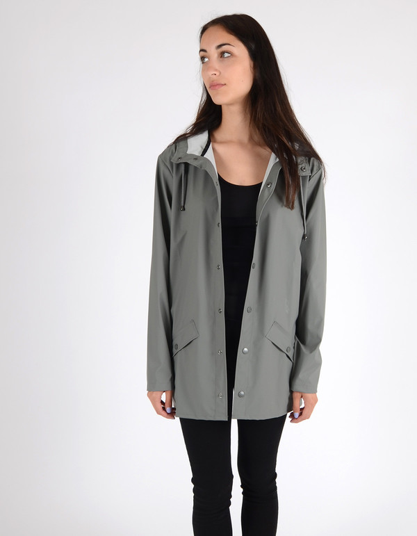 Rains Jacket Women's Grey Rains Jacket Women's Grey