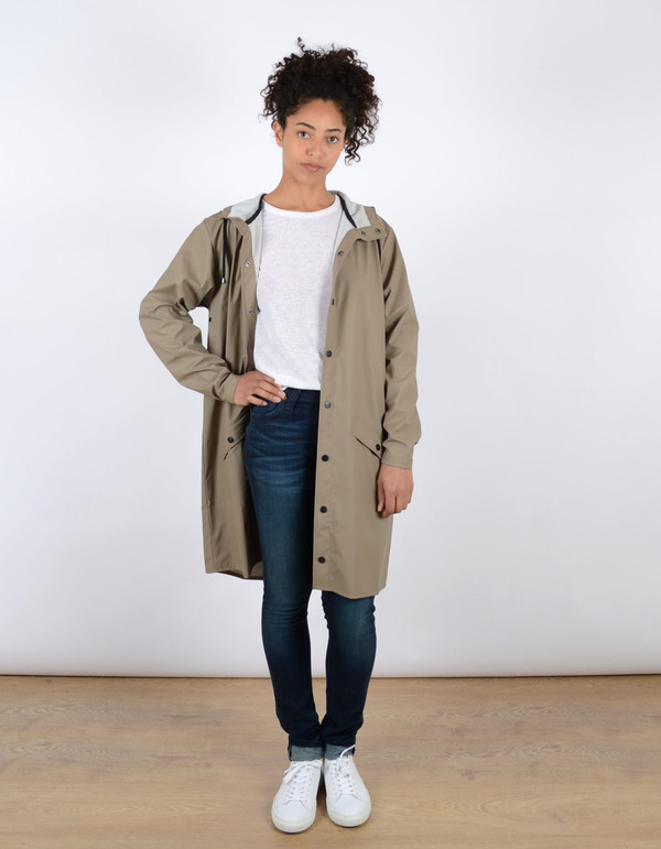 Rains Long Jacket Soil Rains Long Jacket Soil