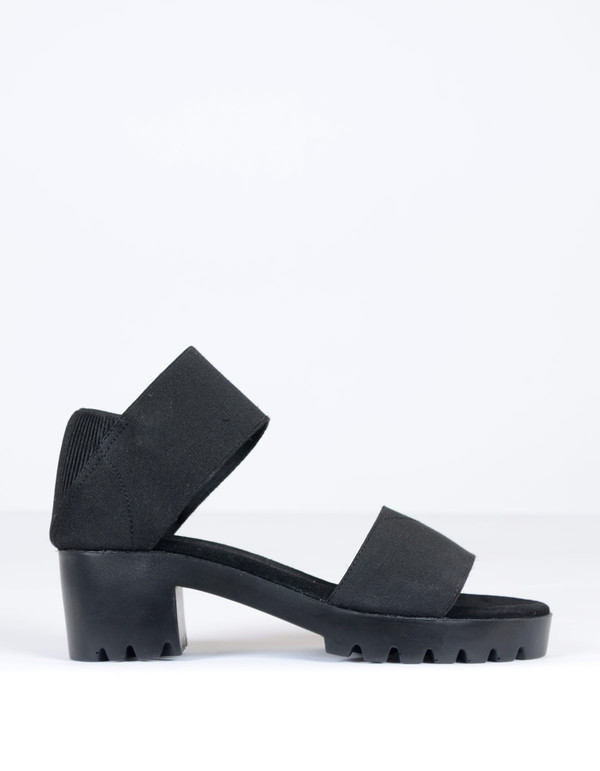 San Miguel Dual Strap Sandal Black San Miguel Dual Strap Sandal Black