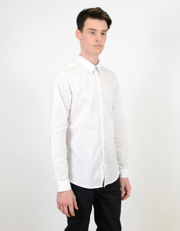 Men's Selected Homme Haze Shirt Bright White Men's Selected Homme Haze Shirt Bright White