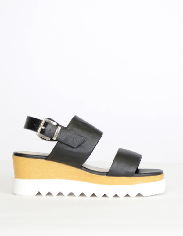 Sol Sana Traci Wedge Black Sol Sana Traci Wedge Black