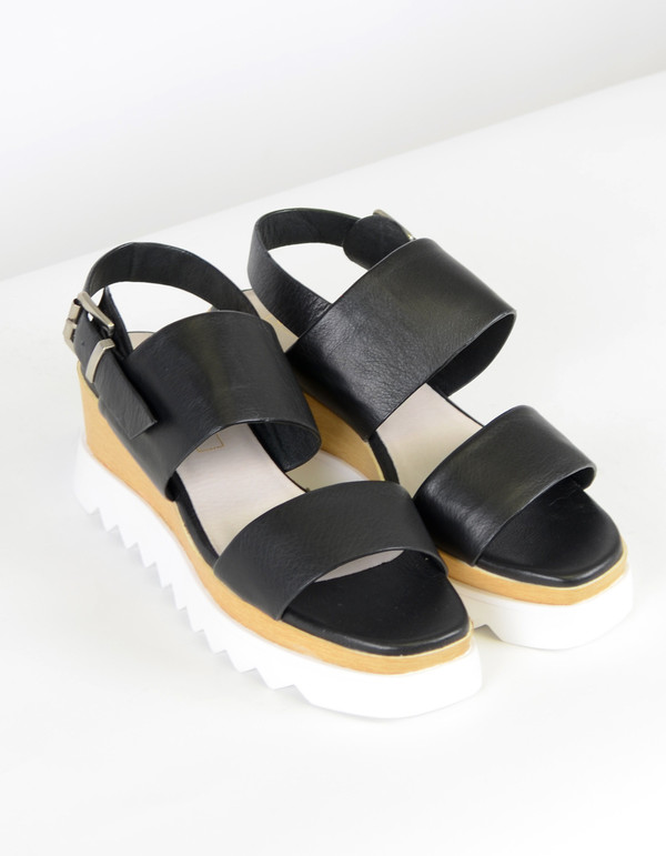Sol Sana Traci Wedge Black Sol Sana Traci Wedge Black