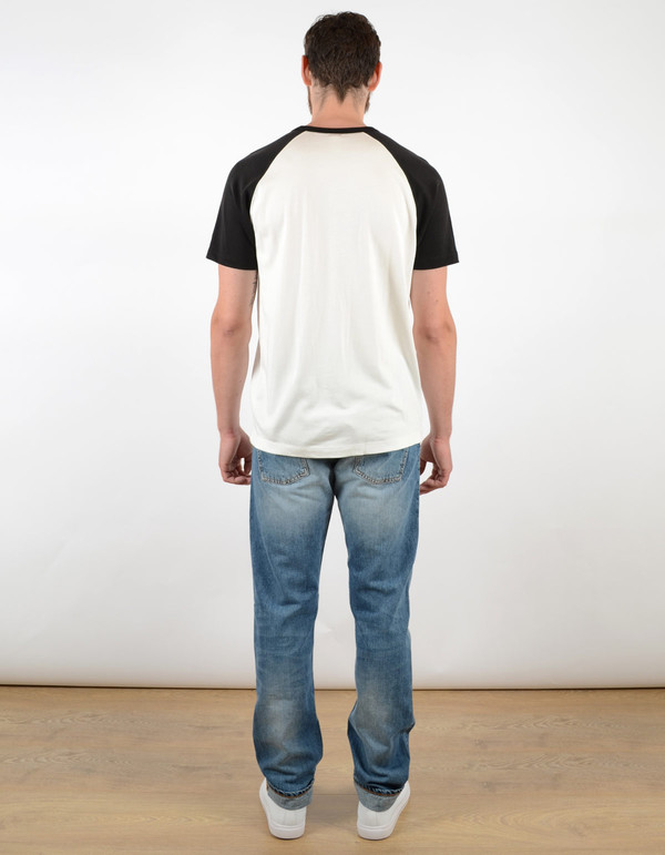 Men's Todd Snyder x Champion Short Sleeve Plated Raglan Vintage White Men's Todd Snyder x Champion Short Sleeve Plated Raglan Vintage White