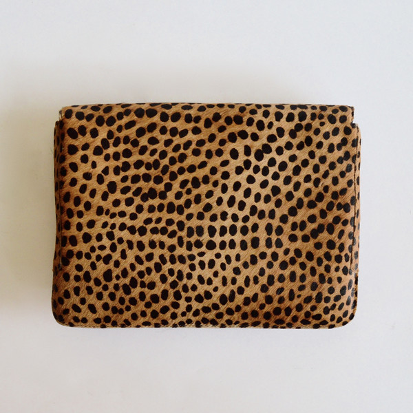 A Détacher Lou Clutch in Cheetah Pony Hair A Détacher Lou Clutch in Cheetah Pony Hair