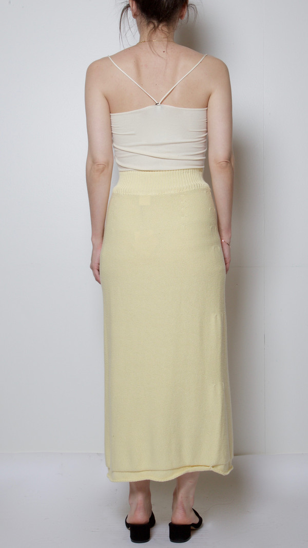 Baserange Orleans Skirt in Egg Yellow Baserange Orleans Skirt in Egg Yellow