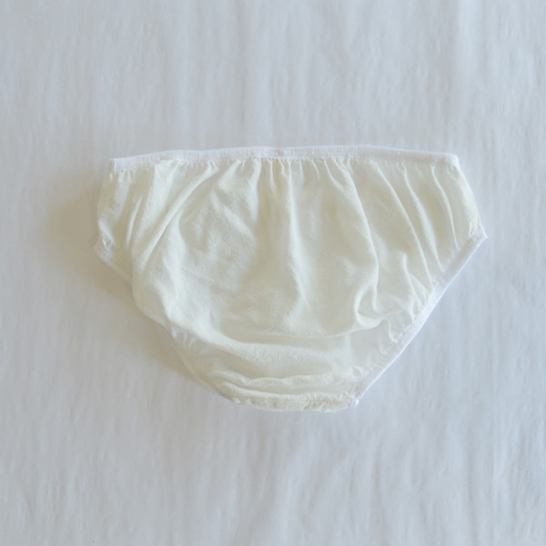 Botanica Workshop Flora Bikini Brief in White Botanica Workshop Flora Bikini Brief in White