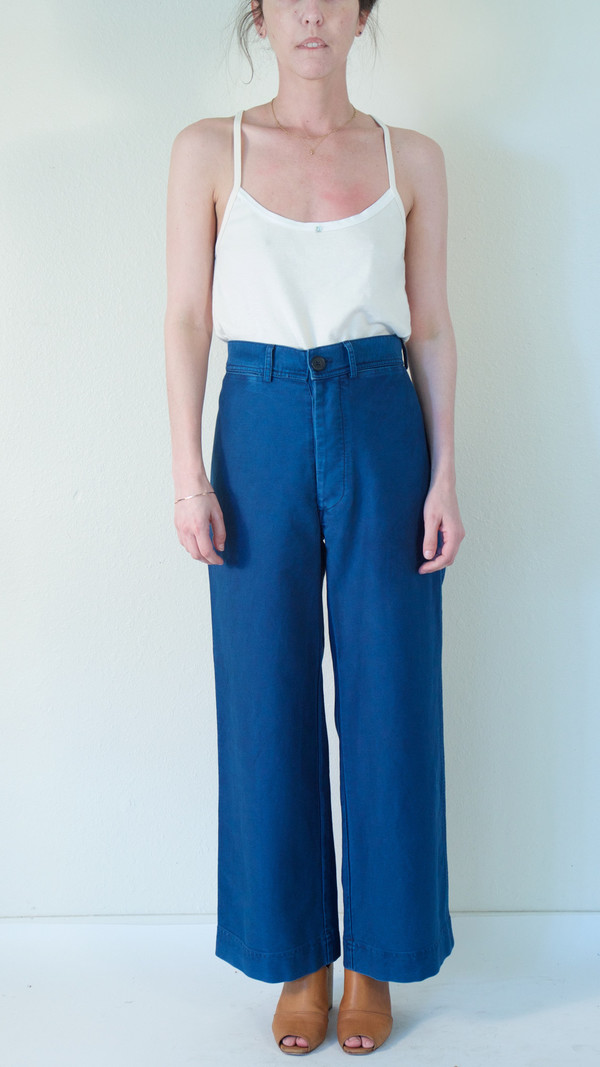 Caron Callahan Stewart Pant in Indigo Twill Caron Callahan Stewart Pant in Indigo Twill