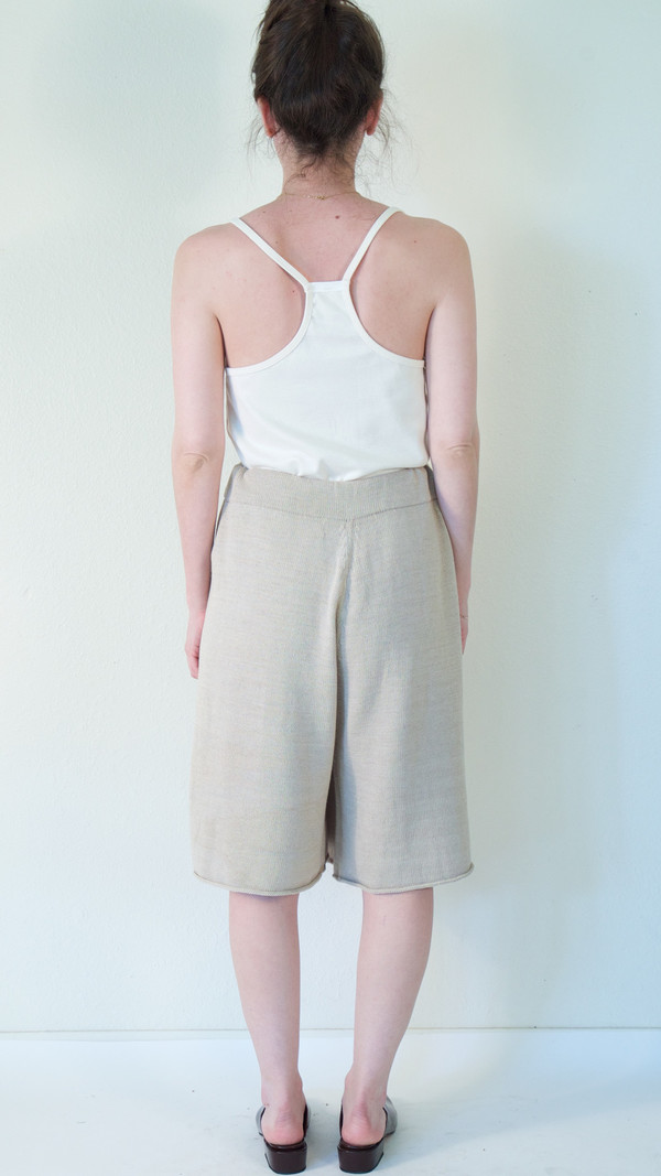 Lauren Manoogian Miter Shorts in Avena Lauren Manoogian Miter Shorts in Avena