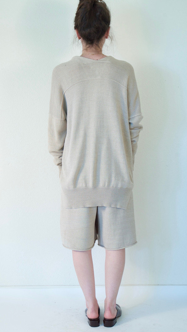 Lauren Manoogian Simple Cardigan in Avena Lauren Manoogian Simple Cardigan in Avena