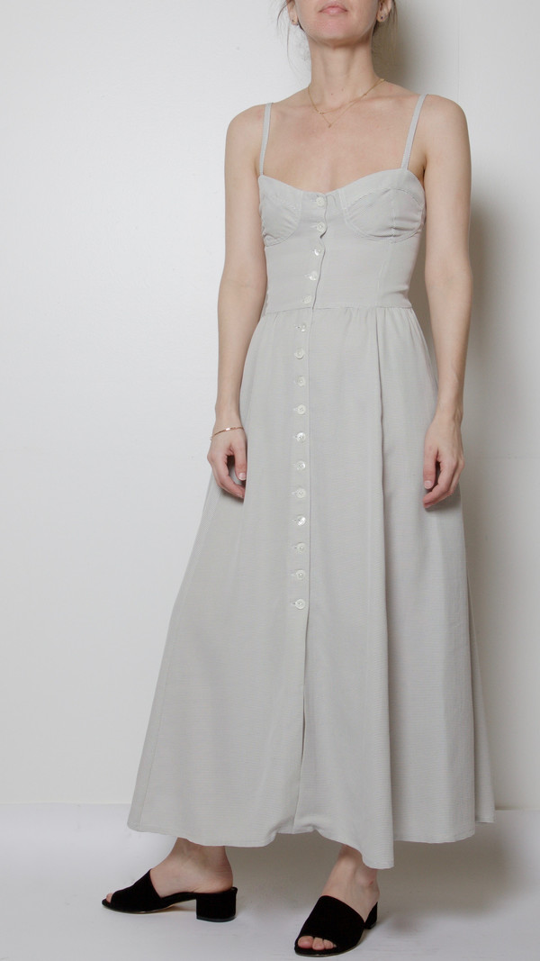 Maryam Nassir Zadeh Carnelia Dress in Black/White Maryam Nassir Zadeh Carnelia Dress in Black/White