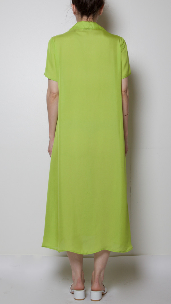 Maryam Nassir Zadeh Ruby Dress in Lime Maryam Nassir Zadeh Ruby Dress in Lime