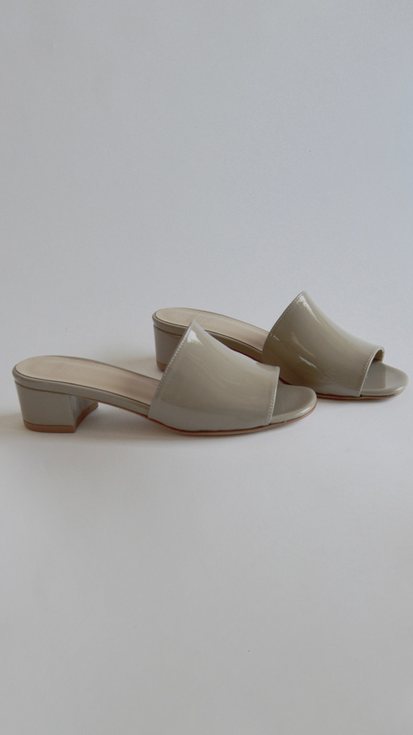 Maryam Nassir Zadeh Sophie Slide in Cement Patent Maryam Nassir Zadeh Sophie Slide in Cement Patent