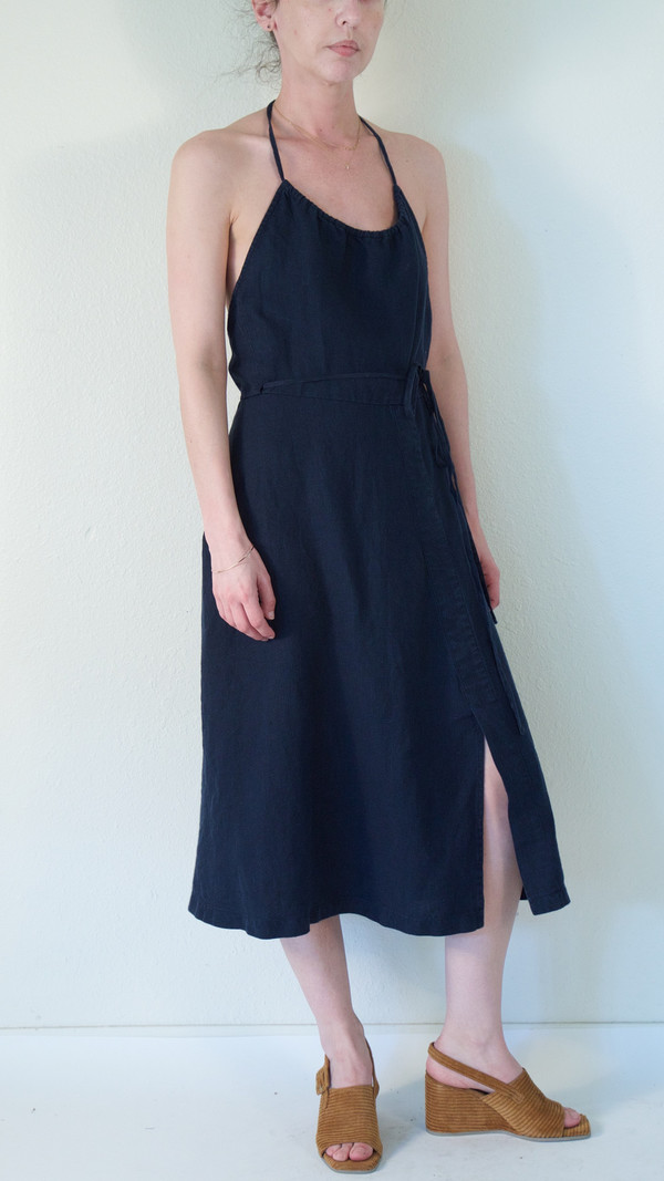 Rachel Comey Driscoll Dress in Navy Linen Rachel Comey Driscoll Dress in Navy Linen