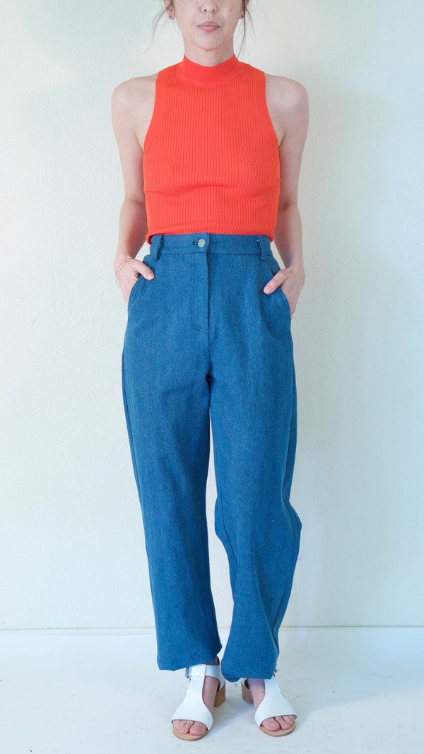 Suzanne Rae Straight Leg Jeans in Blue Suzanne Rae Straight Leg Jeans in Blue