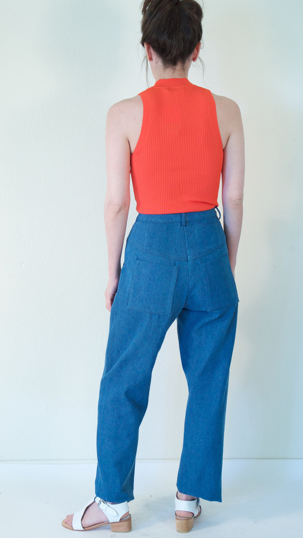 Suzanne Rae Straight Leg Jeans in Blue Suzanne Rae Straight Leg Jeans in Blue